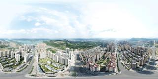 阆中航拍全景 (2)
